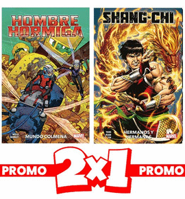 2X1 HOMBRE HORMIGA MUNDO COLMENA + SHANG CHI