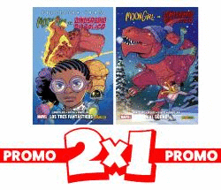 PACK 2X1 MOON GIRL Y DINOSAURIO DIABOLICO