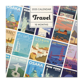 CALENDARIO PARED 2025 TRAVEL