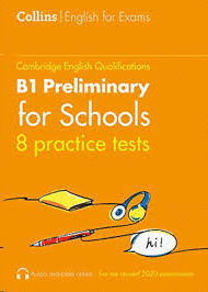 B1 PRELIMINARY FOR SCHOOLS CAMBRIDGE ENGLISH QUALIFICATIONS