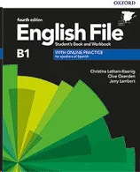 ENGLISH FILE B1 ST + WB WITHOUT ANSWER