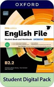 ENGLISH FILE B2. 2 5TH EDITION STUDENTS BOOK AND WORKBOOK AND DIGITAL PACK  WITH KEY