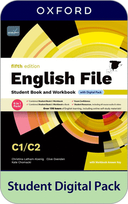 ENGLISH FILE 5TH EDITION C1 C2 STUDENTS BOOK AND WORKBOOK AND DIGITAL WITH KEY