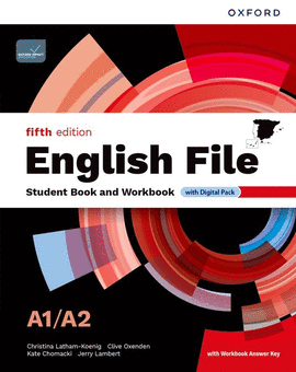 ENGLISH FILE A1 A2 5TH EDITION STUDENT BOOK AND WORKBOOK WITH KEY AND DIGITAL PACK