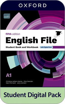 ENGLISH FILE A1 5TH EDITION STUDENT'S BOOK AND WORKBOOK AND DIGITAL WITHOUT KEY