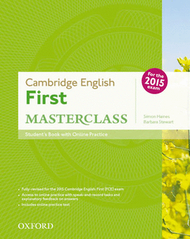 FIRST MASTERCLASS STUDENTS BOOK ONLINE PRACTICE