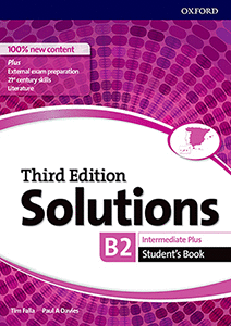 SOLUTIONS INTERMEDIATE PLUS B2 STUDENTS BOOK