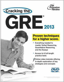 CRACKING THE NEW GRE WITH DVD 2013 EDITION