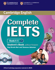 COMPLETE IELTS BANDS 4-5 STUDENT'S BOOK WITHOUT ANSWERS WITH CD-ROM