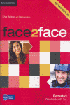 FACE TO FACE ELEMENTARY WORKBOOK WITH KEY