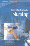 CAMBRIDGE ENGLISH FOR NURSING + CD