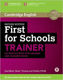 FIRST SCHOOLS TRAINER WITH ANSWER