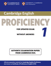 CAMBRIDGE CERTIFICATE OF PROFICIENCY IN ENGLISH 1 WITHOUT ANSWERS