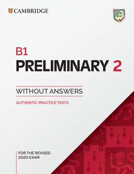 B1 PRELIMINARY 2 STUDENT'S BOOK WITHOUT ANSWERS