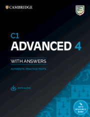 C1 ADVANCED 4 PRACTICE TESTS WITH ANSWERS AUDIO AND RESOURCE BANK