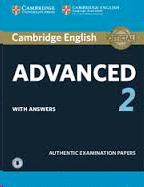 CAMBRIDGE ENGLISH ADVANCED EXAMS 2 SELF STUDY PACK