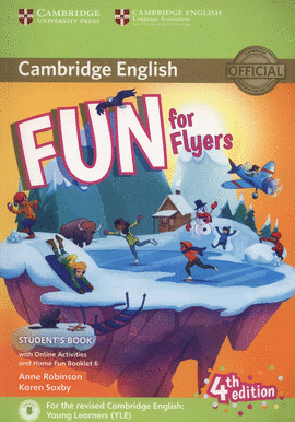 FUN FOR FLYERS STUDENTS BOOK WITH HOME FUN BOOKLET AND ONLINE ACTIVITIES