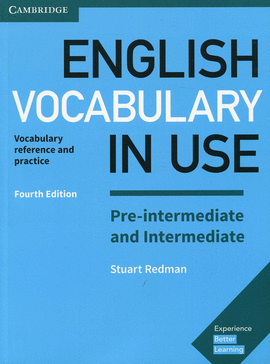 ENGLISH VOCABULARY IN USE PRE-INTERMEDIATE AND INTERMEDIATE BOOK WITH ANSWERS 4T