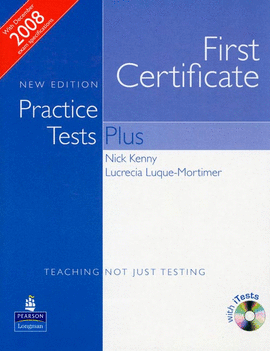 FIRST CERTIFICATE PRACTICE TESTS PLUS WITHOUT KEY