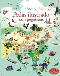 ATLAS ILUSTRADO CON PEGATINAS