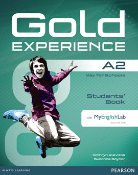 GOLD EXPERIENCE A2 STUDENTS' BOOK WITH DVD ROM AND MY ENGLISHLAB