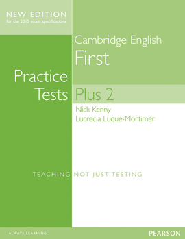 CAMBRIDGE FIRST VOLUME 2 PRACTICE TESTS PLUS NEW EDITION STUDENTS' BOOKWITH KEY