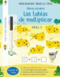 TABLAS DE MULTIPLICAR NIVEL 2 LIBROS PIZARRA LAS