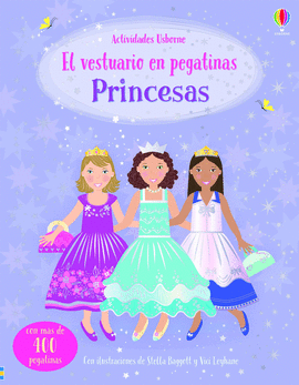 PRINCESAS EL VESTUARIO EN PEGATINAS