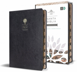 BIBLIA REINA VALERA 1960 LETRA GRANDE SIMIL PIEL NEGRO