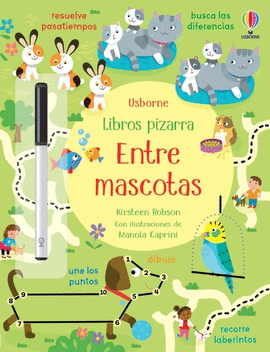 LIBROS PIZARRA ENTRE MASCOTAS