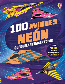 100 AVIONES NEON QUE DOBLAR Y HACER VOLAR