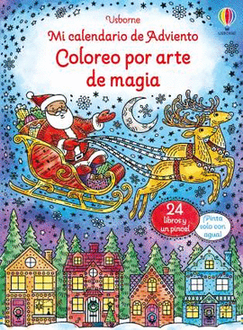 MI CALENDARIO DE ADVIENTO COLOREO POR ARTE DE MAGIA