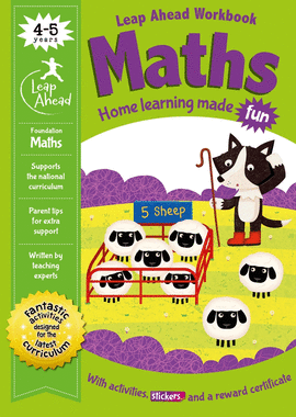 LEAP AHEAD WORKBOOK MATHS 4-5 YEARS