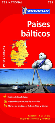 PAISES BALTICOS MAPA DE CARRETERAS 781