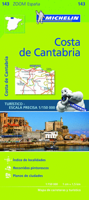 COSTA DE CANTABRIA MAPA ZOOM 143 1150000