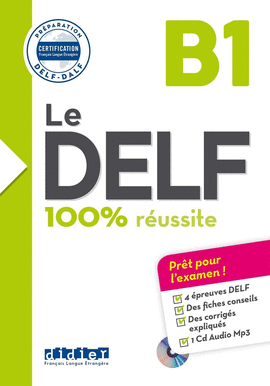 DELF B1 100% REUSSITE LIVRE+CD