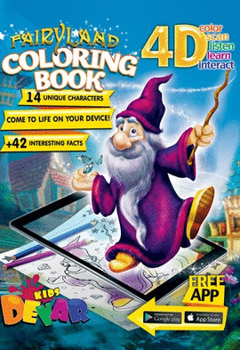 FAIRY LAND 4D COLORING BOOK