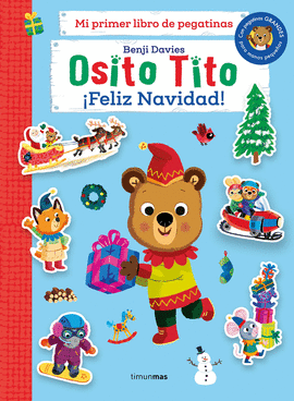 OSITO TITO MI PRIMER LIBRO DE PEGATINAS NAVIDAD