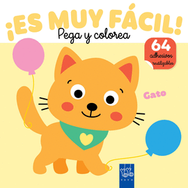 ES MUY FACIL PEGA Y COLOREA GATO