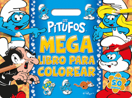 PITUFOS MEGALIBRO PARA COLOREAR LOS