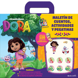 DORA MALETIN DE CUENTOS ACTIVIDADES Y PEGATINAS