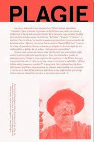PLAGIE COPIE MANIPULE ROBE REESCRIBA ESTE LIBRO