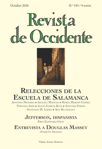 REVISTA DE OCCIDENTE N 545 OCTUBRE 2026