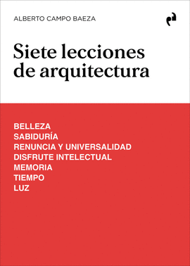 SIETE LECCIONES DE ARQUITECTURA
