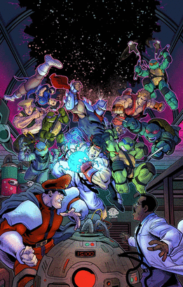 TORTUGAS NINJA VS STREET FIGHTER LAS N 05