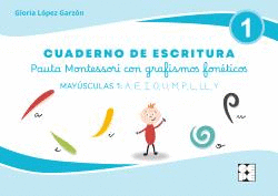 CUADERNO DE ESCRITURA MAYUSCULAS 1 A E I O U M P L LL Y