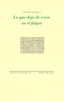 QUE DEJA DE VERSE EN EL FULGOR LO