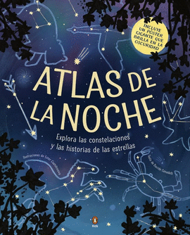 ATLAS DE LA NOCHE INCLUYE UN POSTER QUE BRILLA EN LA OSCURIDAD