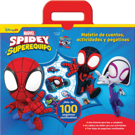SPIDEY Y SU SUPEREQUIPO MALETIN DE CUENTOS ACTIVIDADES Y PEGATINAS