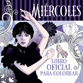 MIERCOLES ADDAMS LIBRO OFICIAL PARA COLOREAR